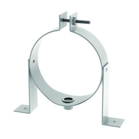 3 In. Diameter  Wall Support  Metal